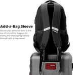 Swissdigital Laptop Backpack with USB Charging Port, Travel Backpack Fits 15.6 inches Computer, 31L Backpack for Men | SD8039508F-01