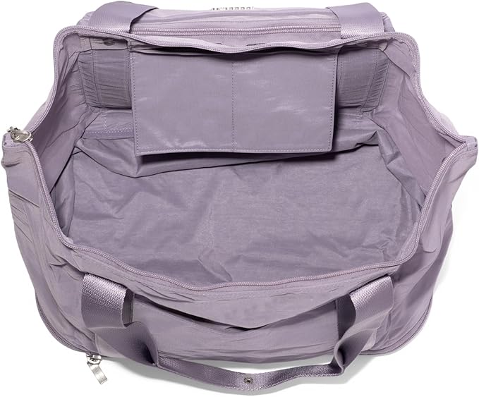 Baggallini Carryall Expandable Lightweight Travel Tote 22" Packable Folding Compact Nylon Washable Weekender w/Luggage Sleeve