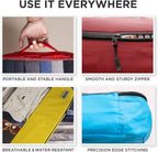 Large Packing Cubes for Travel - 5pc Packing Cubes for Suitcases - Lightweight Luggage Organizer Bags (Non-Compression)