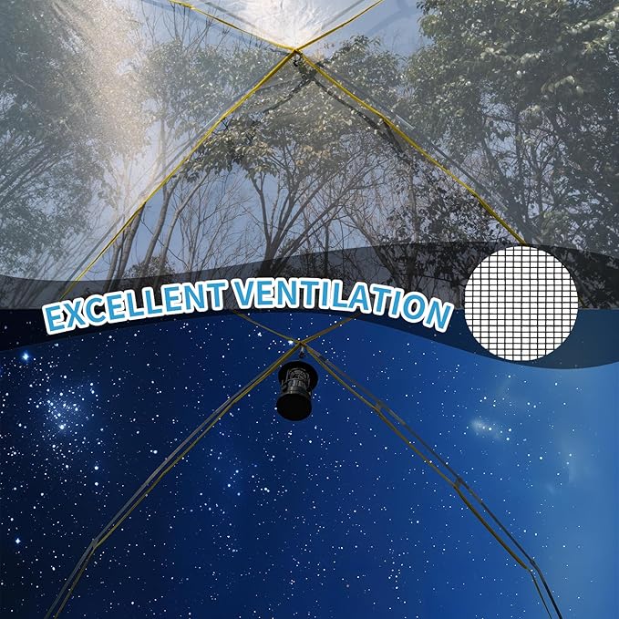 LOYEAHCAMP Tents 4 Person Camping Tent, Easy Setup Waterproof Family Tents for Camping, Portable Dome Tent for Outdoor Camping with Rainfly, Carry Bag