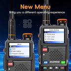 Ham Radio BAOFENG Radio 5RH PRO GPS APRS 10W High Power(4PCS Batteries, 8 Antennas) Walkie Talkies Long Range, Air Band, NOAA Emergency Weather Alarm for Survival Gear Hunting Camping 2 Pack Full Kit