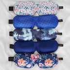 Bucky 40 Blinks No Pressure Printed Eye Mask for Travel & Sleep, Pink Arabella, One Size