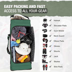 Jetstream Heavy Duty Multi Pocket Durable Sports Gym Equipment Travel Duffel Bag