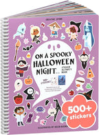 Halloween 500+ Kids Sticker Book by Cupkin Fun Toddler Holiday Activity Coloring and Sticker Book, Road Trip Essentials, 12 Coloring Pages 12 Side by Side Scenes for Ages 2–8 Years