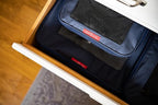 LeanTravel Premium Compression Packing Cubes for Travel - Suitcase Organizer Bags with Double Zipper & Breathable Mesh Panel - Space Saving Carry On Luggage Essentials (3-Pack, Navy Blue)