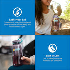 Nalgene 32 oz Wide Mouth Water Bottle | BPA-Free, Durable & Leak Proof, Lightweight Bottle for Hiking & Gym, Work & Travel