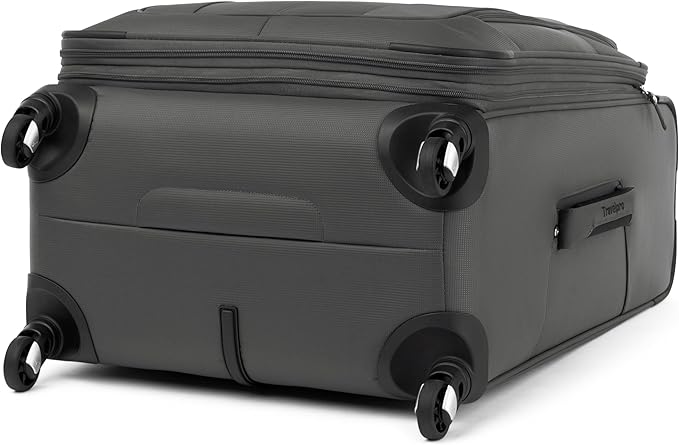 Travelpro Maxlite 5 Softside Expandable Luggage with 4 Spinner Wheels, Lightweight Suitcase, Men and Women, Shadow Grey, 3-Piece Set (21/25/29)