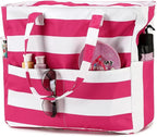 Bluboon Waterproof Beach Tote Pool Bags for Women Ladies Extra Large Carry On Bag With Wet Compartment for Weekender Travel