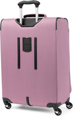 Travelpro Maxlite 5 Softside Expandable Luggage with 4 Spinner Wheels, Lightweight Suitcase, Men and Women, Orchid Pink Purple, Checked-Medium 25-Inch