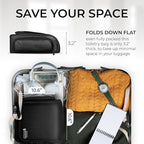 Travel Toiletry Bag for Men and Women - (10.6”x10.6”x3.2”) Large Hanging Toiletry Organizer - Waterproof Hygiene Bag with Metal XXL Swivel Hook, with Sturdy Zippers and 15 Compartments for Toiletries