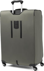 Travelpro Maxlite 5 Softside Expandable Luggage with 4 Spinner Wheels, Lightweight Suitcase, Men and Women, Slate Green, Checked-Large 29-Inch