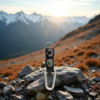 Black Carabiner Key Chain Compass Thermometer Metal Camping Outdoor Gadgets Hiking Survival to Multifunctional O0R8 Mountaineering,Electronics and Gadgets,Compasses