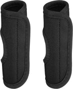 PATIKIL Luggage Handle Wrap for Suitcase, 2 Pcs Bright Color Neoprene Comfort Soft Handle Covers Luggage Identifiers for Bag Suitcase Tags Wraps Travel Accessories, Black