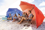 Sport-Brella Premiere UPF 50+ Umbrella Shelter with Patented Side Panels and Tilt Mechanism, Heavy-Duty 1.25 Inch Center Pole, Auger Anchor for Sand and Grass
