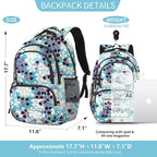 rickyh style School Backpack Travel Bag for Men & Women Lightweight College Back Pack with Laptop Compartmen