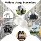2 Pack GPS Tracker for Vehicles with Magnetic Case Work with Apple Find My(iOS Only) Waterproof Global Real-Time Location Tracking Hidden Car Device Bluetooth Finder No Fee or Subscription Required