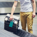 Travelambo Luggage Tags for Suitcases PU Leather Travel Tags Bag Tags Privacy Protection Travel Essentials
