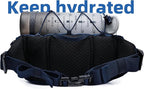 Travel Fanny Pack 3L, Crossbody Adjustable Strap, Padded Back, Water Repellent