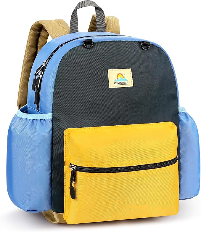 STEAMEDBUN Kids Backpack for Boys 6-8: Toddler Backpack for Preschool Kindergarten - Boys Backpacks for Elementary 4-6