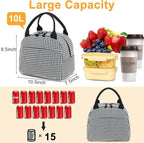 Bluboon Lunch Box for Women Cute Lunch Bag Reusable Insulated Lunch Bags Large Capacity Lunchbox Cooler for Work Picnic or Travel