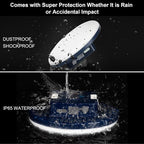 IODOO 16500mAh 3000LM 3000K 6000K Flashlight Portable LED Camping Lantern Rechargeable Light 60W with Magnet IP65 Waterproof Tent Light Power Failure