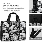 MNSRUU Laptop Bag for 15.6 inch Black Gothic Bats