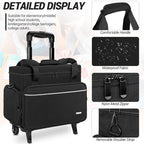 GMAK Teacher Briefcase, Teacher Tote Bags with 15.6 Inch Laptop Compartment, Scrapbook Tote Craft Organizer with Pockets