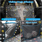 URPOWER 2026 Upgraded Back Seat Extender for Dogs - Large Hard Bottom Dog Car Seat Cover Holds 550lbs, Waterproof Dog Hammock Pet Bed with High-Density Foam Non-Slip Backseat Protector