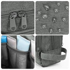 Toiletry Bag for Men Hanging Dopp Kit Water Resistant Shaving Bag Small Toiletry Bag for Traveling (Denim Pure Grey)