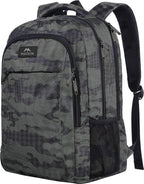 MATEIN Travel Computer Backpack, Sturdy College School Backpack for 15.6 Inch Laptop with Anti Theft Back Pocket, Lightweight Bookbag Carry On Personal Item Bag Casual Daypack Gift for Women & Men