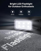 Apowking Power Bank with AC Outlet, 65W Portable Laptop Battery Bank Fast Charging, 88.8Wh 24000mah Power Station for Outdoor Camping PowerBank Travel Home Power Backup
