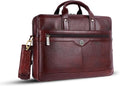 HAMMONDS FLYCATCHER Genuine Leather Laptop Bag for Men, Padded 15.6" Laptop Sleeve, Leather Messenger Bag for Men Briefcases
