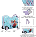 Bioworld Frozen Elsa and Anna Ride-On Luggage For Kids & Toddlers