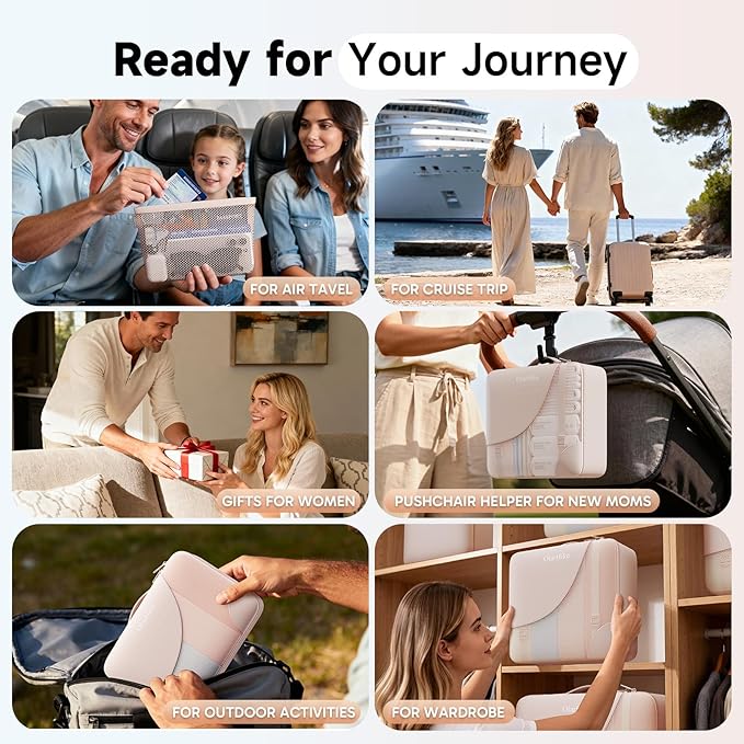 9 Set Packing Cubes for Travel, Gifts for Women Mom,Anti-Tearing Suitcase Organizer,OlarHike Vacation Essentials & Accessories for Cruise Ship