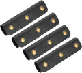 uxcell 4Pcs Handbag Handle Cover, PU Leather Luggage Handle Wraps, Luggage Grip Protector for Purse Tote Bag Suitcase, Black