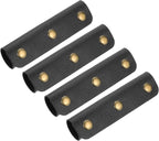 uxcell 4Pcs Handbag Handle Cover, PU Leather Luggage Handle Wraps, Luggage Grip Protector for Purse Tote Bag Suitcase, Black