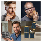 21 Pcs Bath & Body Care Set for Men, Father's Day Gifts for Dad, Home Spa Self Care Basket, Hydrating Skin Care Set, Beard Kit Spa Set, Boyfriend, Anniversary Gifts, Birthday, Christmas