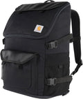 Carhartt 35L Nylon Workday Backpack, Durable Water-Resistant Pack with 15" Laptop Sleeve and Adjustable Shoulder Straps, Black