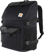 Carhartt 35L Nylon Workday Backpack, Durable Water-Resistant Pack with 15" Laptop Sleeve and Adjustable Shoulder Straps, Black