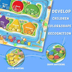 MTYOKILN Magnetic Color & Shape Maze - Montessori Toys for 3 4 5 Year Old, Color and Shape Sorting Toy, Montessori Toys for Kids Boys Girls Gifts Ages3+, Preschool Learning Activities