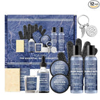 Father's Day Gift 12Pcs Men's Birthday Gift Ideas Ocean-Scented Bath Spa Set - Skin Care Gift Kit for Him, Ideal Men Gifts for Christmas, Self-Care PEARLWORLD