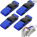 4Pack Luggage Straps Add Bag Luggage Straps to Connect Two Suitcases, Adjustable Luggage Belt Connector for Carry On, Travel Attachment Accessories to Hold Suitcases Together, Blue