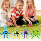 Transformable Fidget Spinner Toys for Kids and Adults,8 Pcs Sensory Toy for Boys Girl ADHD Stress Relief Toys,Fingertip Gyros Travel Toy Party Favors for Teens Birthdays Gifts Easter Present