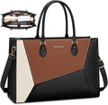 RAINSMORE Laptop Tote Bag for Women 15.6 Inch Large Women Work Bags Waterproof Business Office Teacher Bag Computer Briefcase