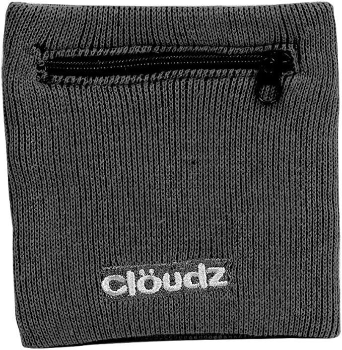 Cloudz : RFID Protection Travel Wrist Wallet - Black