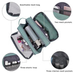 Toiletry Bag for Men Hanging Dopp Kit Water Resistant Shaving Bag Small Toiletry Bag for Traveling (Turquoise)