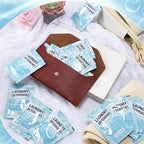Leelosp 200 Pcs Individual Travel Laundry Detergent Bulk Travel Size Laundry Detergent Packets Portable Single Use Liquid Soap for Traveler Hostel Essentials Cleaning