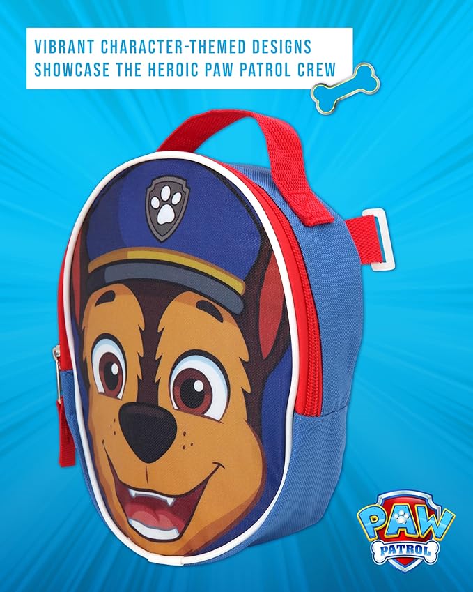 Fast Forward Paw Patrol Kids Backpack and Lunch Box Set - 2 Piece 15 Inch School Backpack With Detachable Lunch Bag Set, Size One Size, Paw Patrol Multi