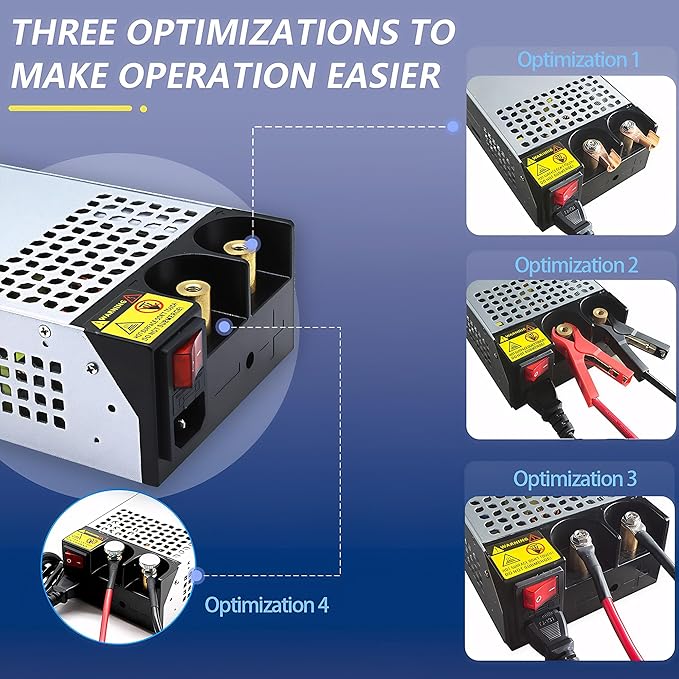New Upgraded DIY SMPS 110V AC to DC 12V 66A 800W Power Supply,12v Power Supply,110v to 12V Converter Voltage Transformer for Motor Pump CCTV 3D Printer Air Compressor Led (12V-66Amp-800W, 12V)