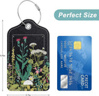 Rimilak 3 Pcs PU Leather Luggage Tags for Suitcase, Travel Cruise Luggage Tag with Privacy Flap, Name ID Label and Metal Loop for Women Men Baggage Handbag School Bag Backpack, Daisy Flowers